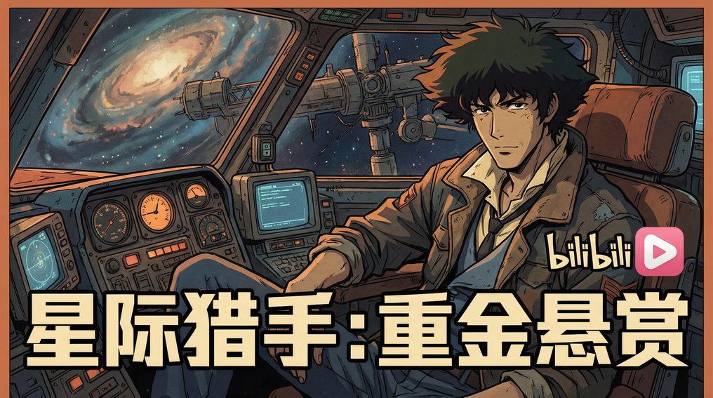 AI换脸 - 星际牛仔复古动漫